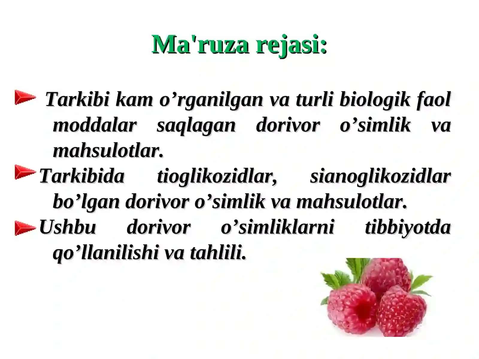 Dorivoro o’simlik va mahsulotlar 2