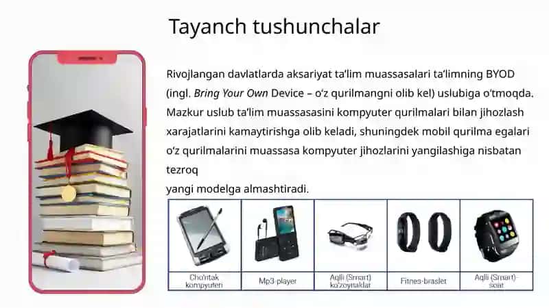 MOBIL QURILMALAR TAVSIFI 2