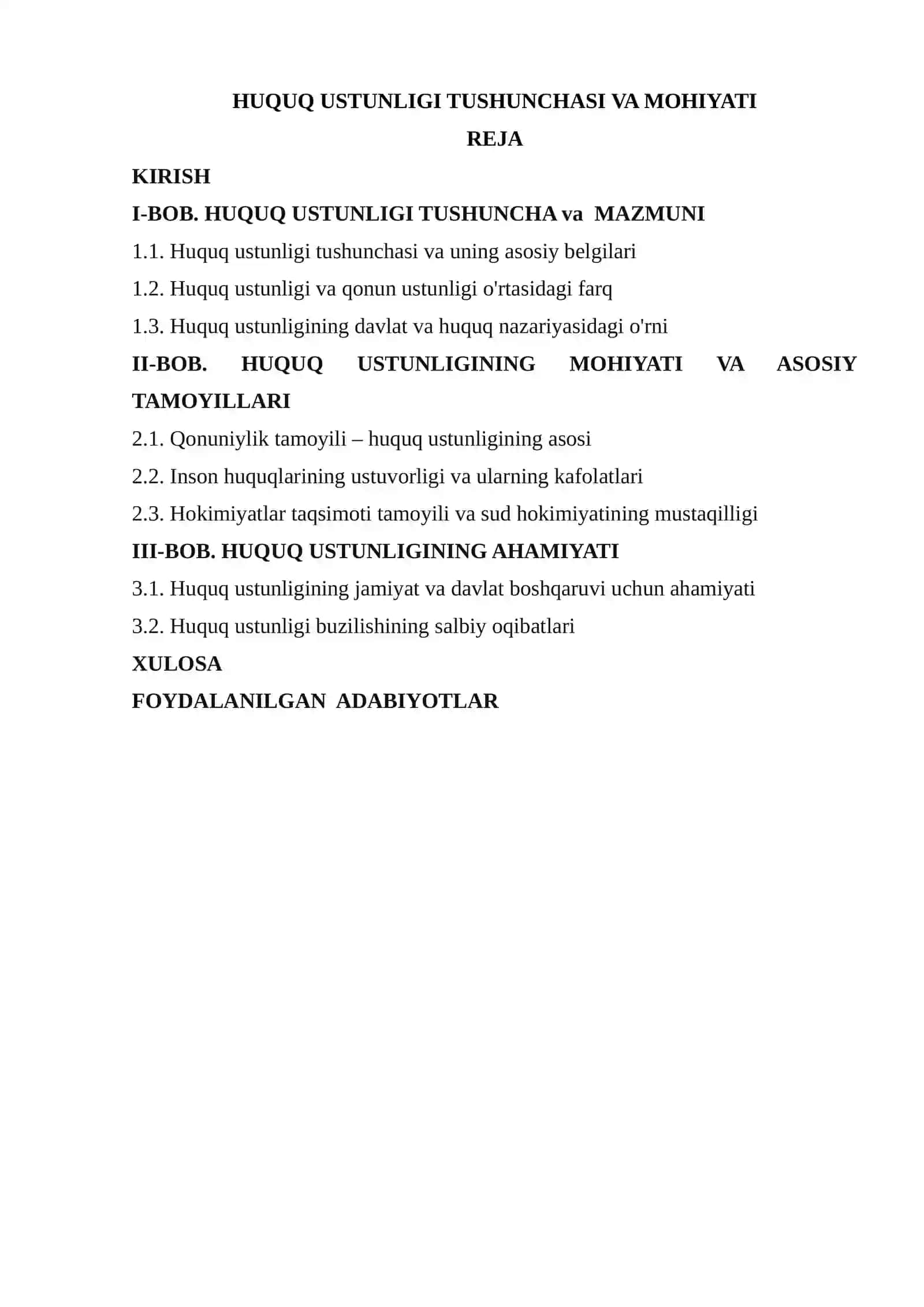 HUQUQ USTUNLIGI TUSHUNCHASI VA MOHIYATI 2