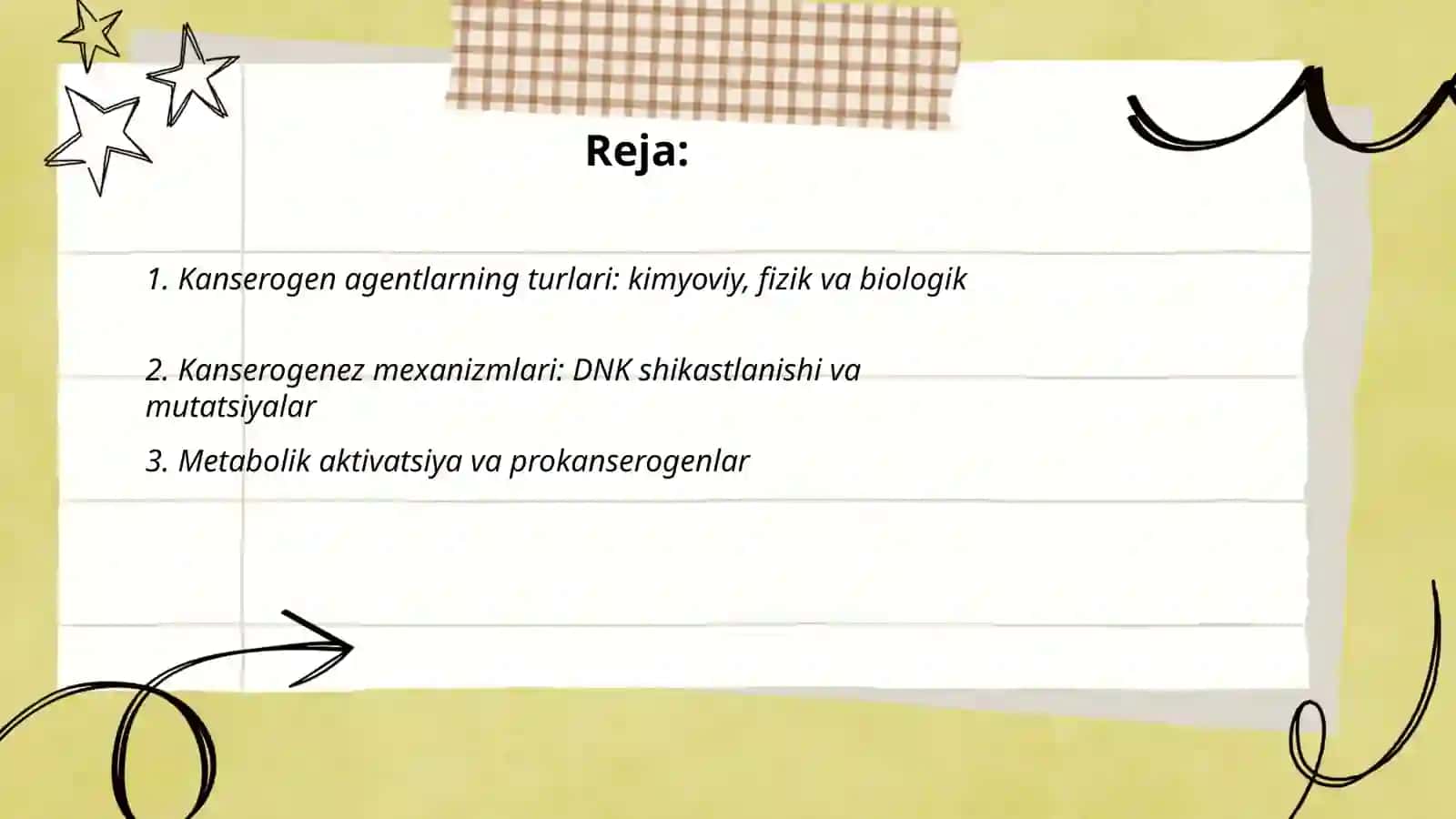 Kanserogen agentlar va ularning hujayralar bilan o'zaro tasiri. O'sma immuniteti 2