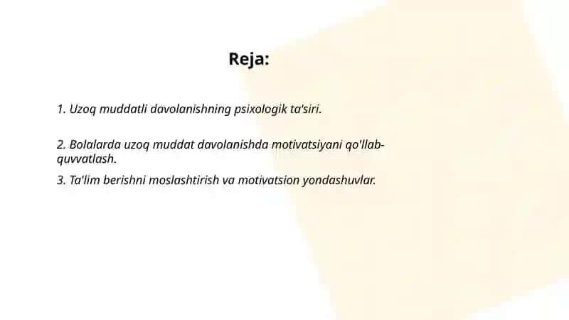 Uzoq muddatda davolanayotgan bolalarni psixologik pedagogik qöllab quvatlashda õqtuvchi Matyoqubova Intizor 2
