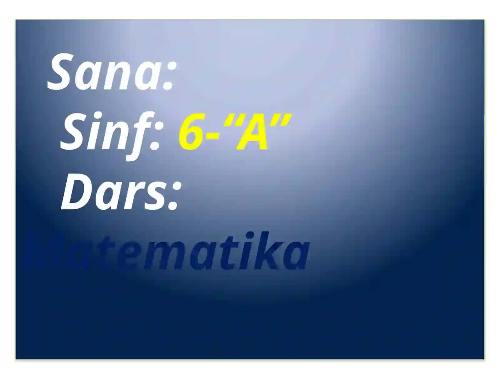 Har xil maxrajli kasrlarni qo'shish va ayirish 2