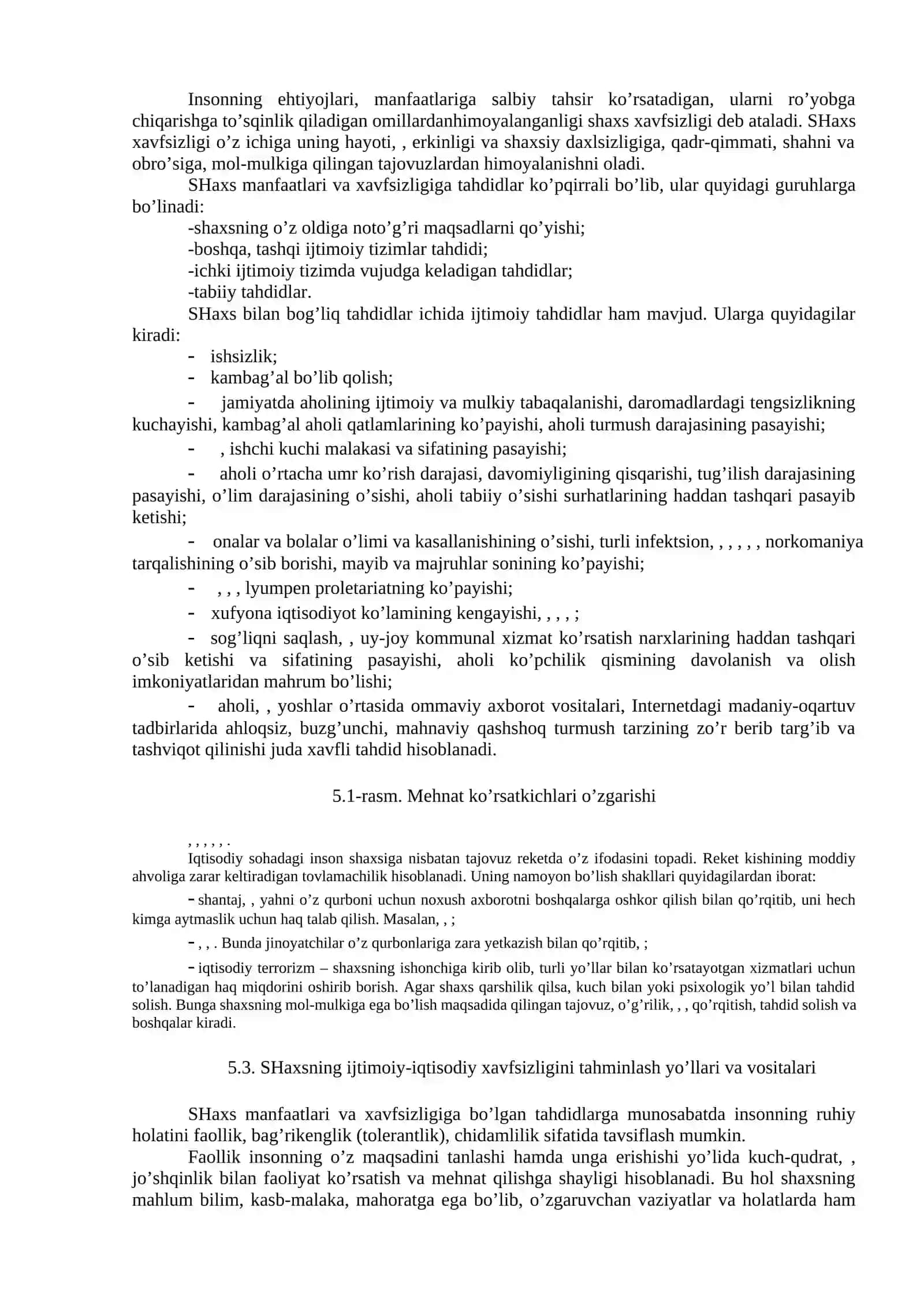 SHAXSNING IQTISODIY XAVFSIZLIGINI TAHMINLASH MUAMMOLARI 2