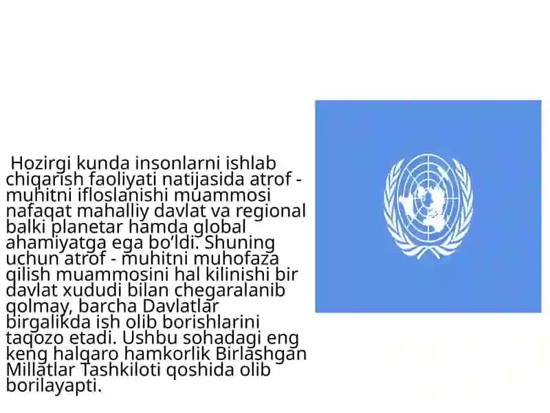 Tabiatni muhofaza qilish va tabiiy resurslardan foydalanishni nazorat qilish 2