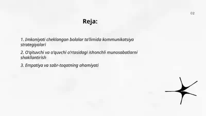 Imkoniyati cheklangan bolalarga ta’lim berishda o’qituvchi muloqoti madaniyatining ahamiyati 2
