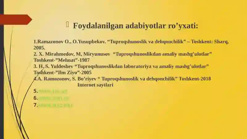 Tuproqlarni laboratoriyada o‘rganish uchun mo‘ljallangan asosiy uskunalar va idishlar 2