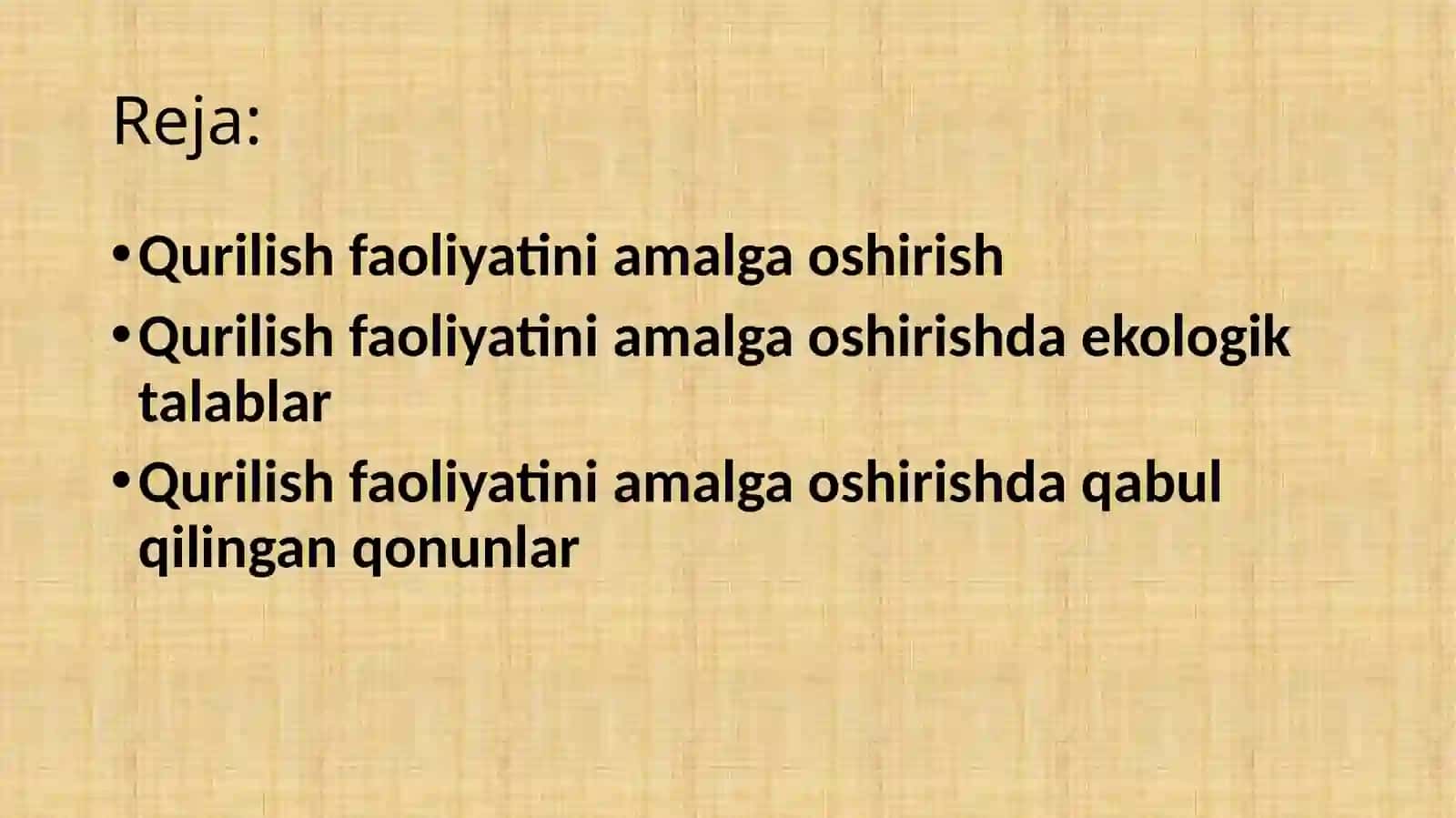Qurilish faoliyatini amalga oshirishda ekologik talablar 2