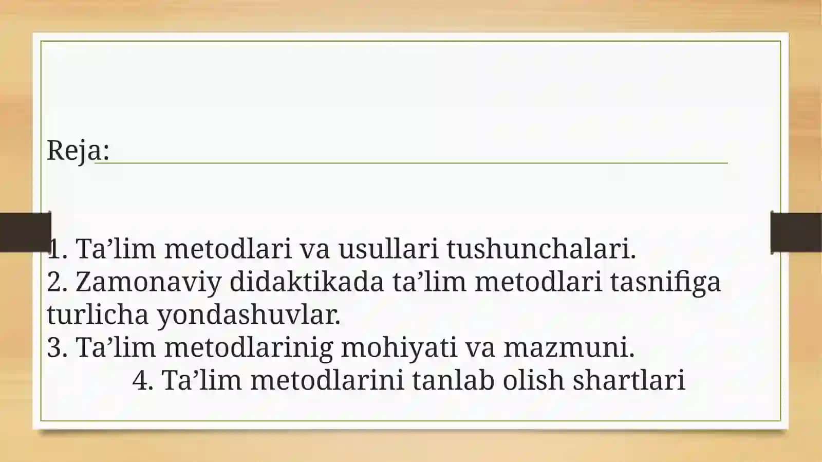 Boshlangʻich sinflarda taʼlim metodlari va vositalari 2