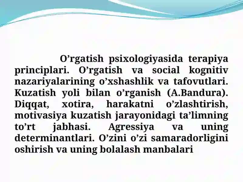 Psixipotologiyada o’zlashtirilmagan va adaptasiyalashmagan reaksiyalar 2