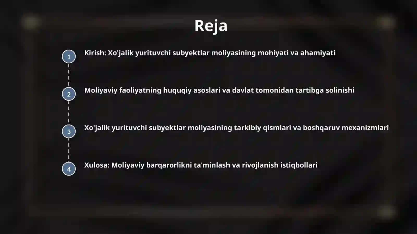 Xo'jalik yurituvchi subyektlar moliyasi 2