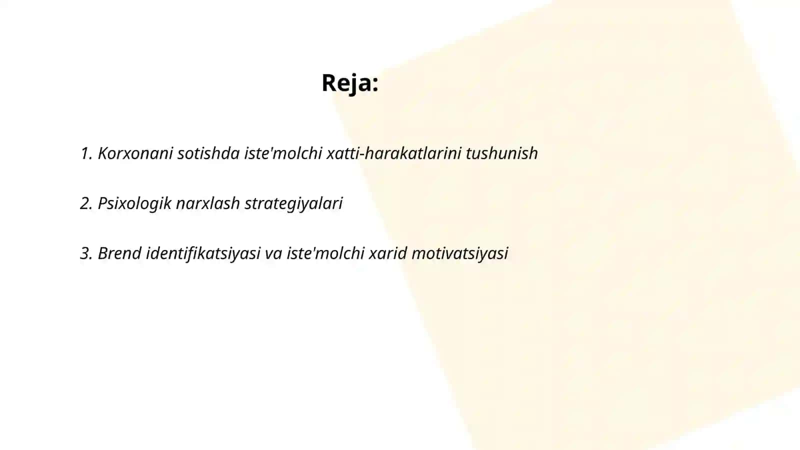 Korxona sotish faoliyatida marketing elementlaridan foydalanishning psixologik faoliyati 2