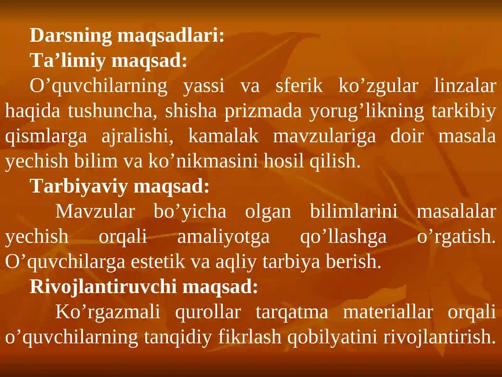 Masalalar yechish 2