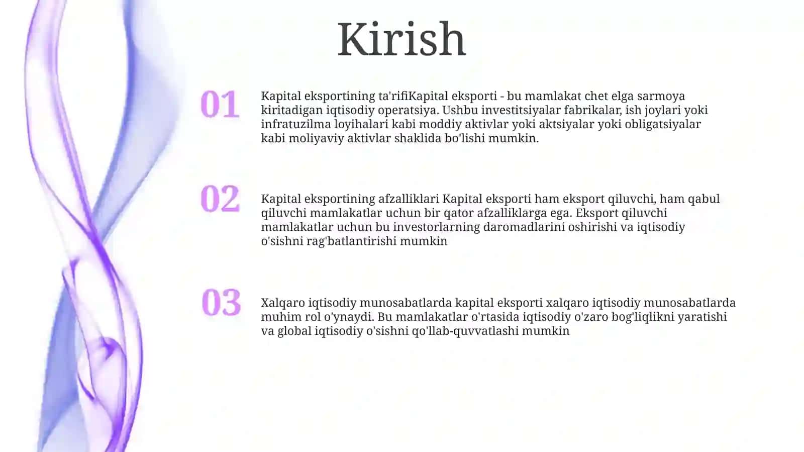 Kapital Eksporti-Xalqaro Iqtisodiy Munosabatlarning Ilg'Or Shakli Sifatida 2