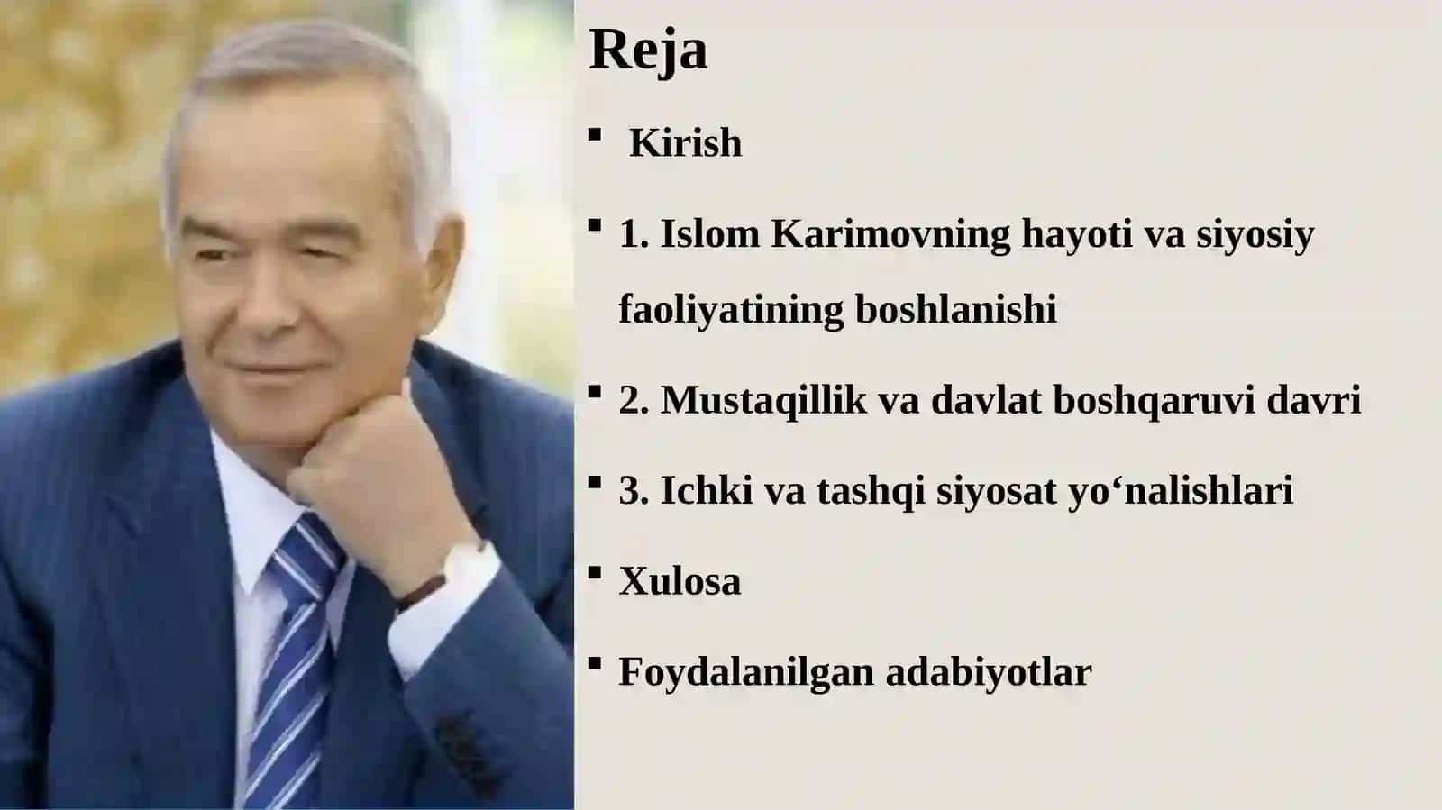 Islom Karimov – O‘zbekistonning Birinchi Prezidenti 2