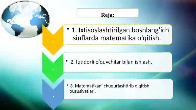 IXTISOSLASHTIRILGAN BOSHLANG‘ICH SINFLARDA MATEMATIKA O‘QITISH 2
