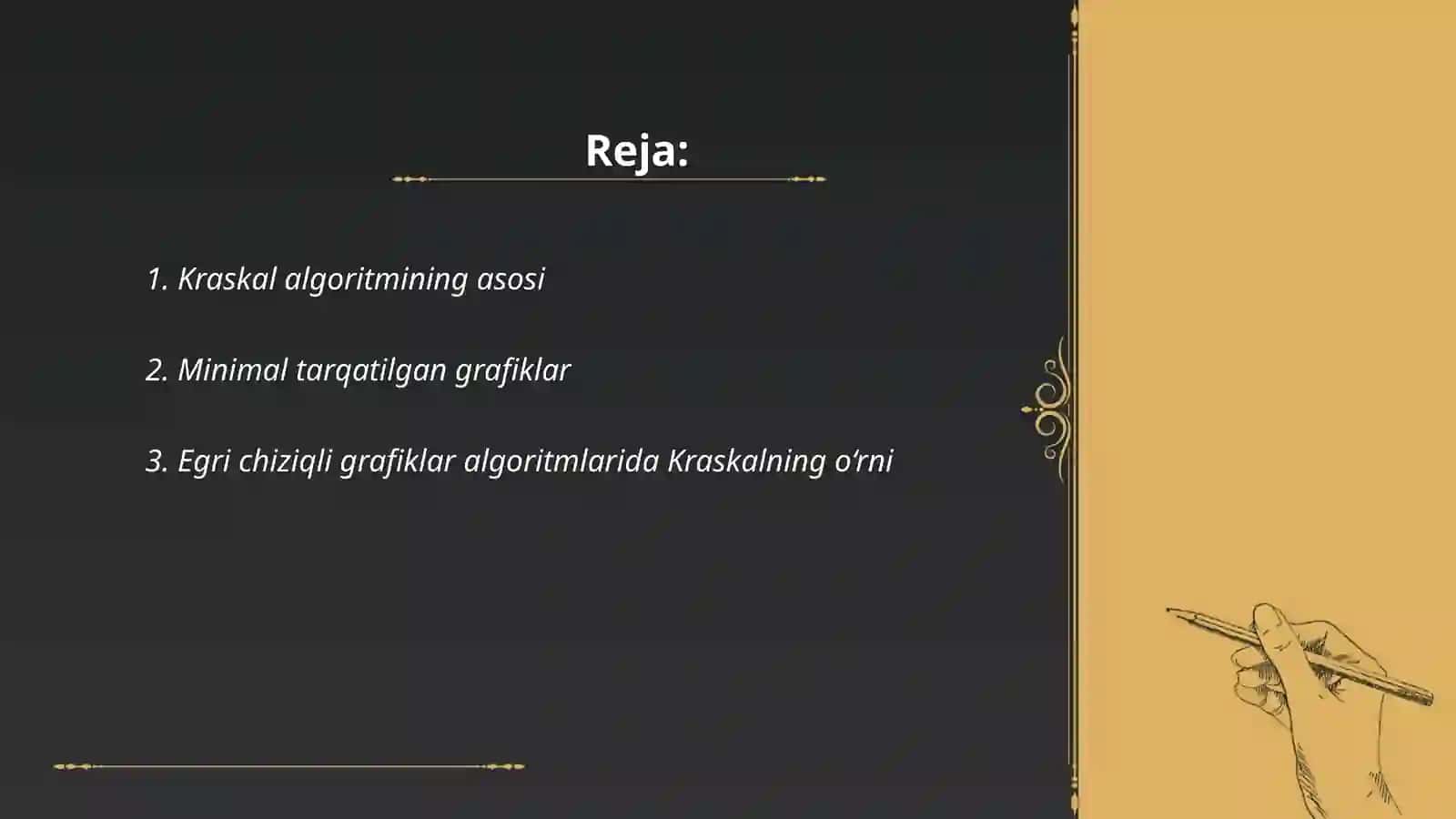 Kraskal algoritmi 2
