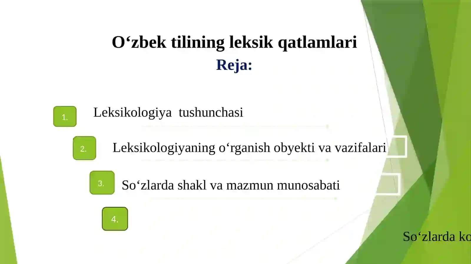 O‘ZBEK TILINING SOHADA QO‘LLANILISHI 2