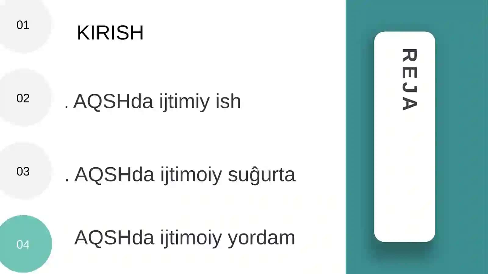 AQSHda kam taminlangan qatlamlarni himoya qiladigan dastur 2