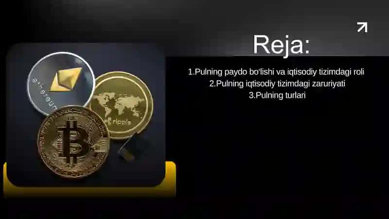 iqtisodiy tizimda pulning zaruriyati va turlari 2