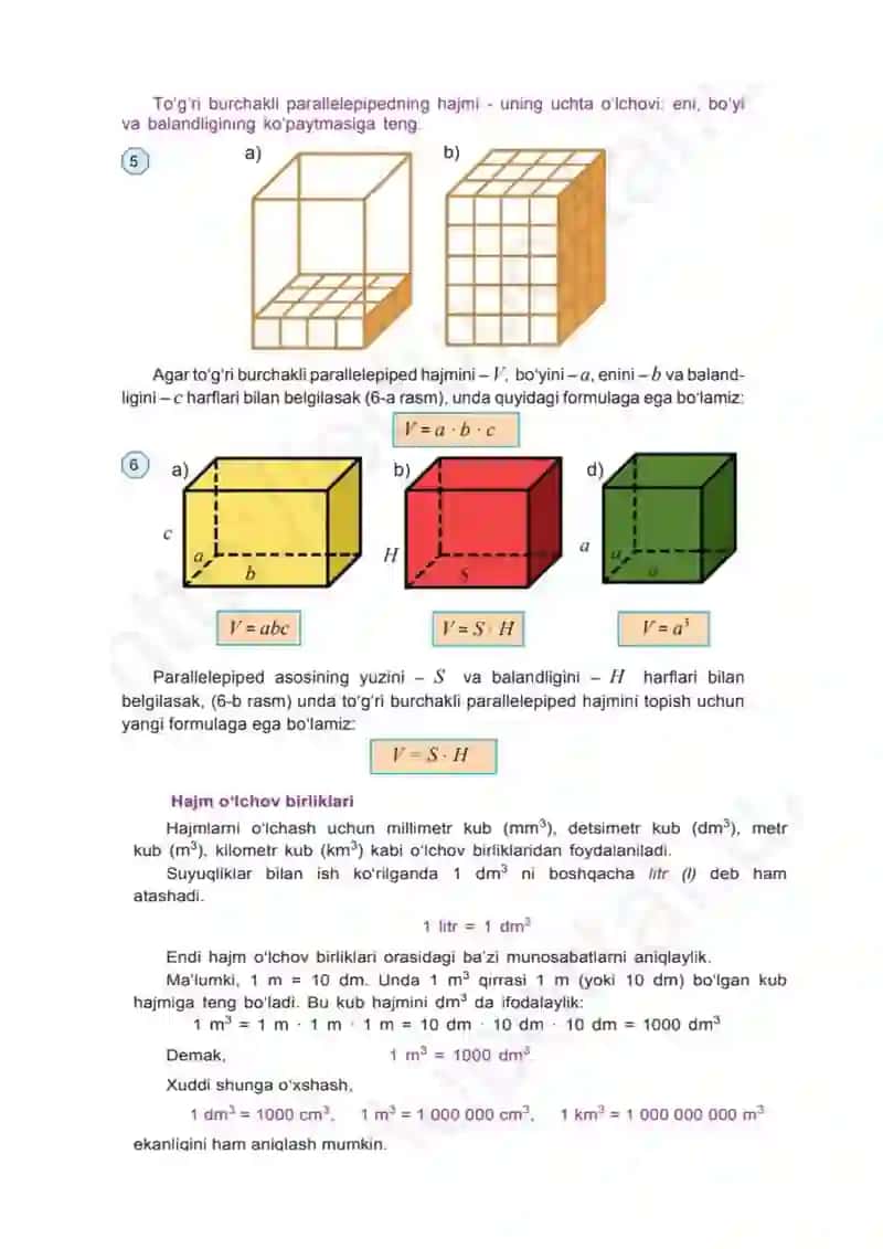 5-6-Sinflar uchun Matematikadan bukletlar tayyorlash uchun 2