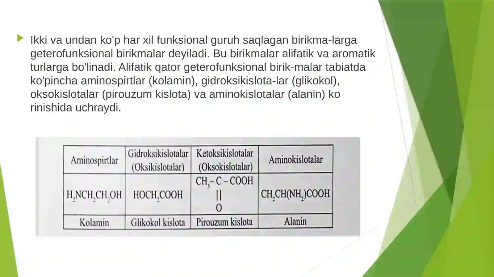 Geterofunksional birikmalar 2