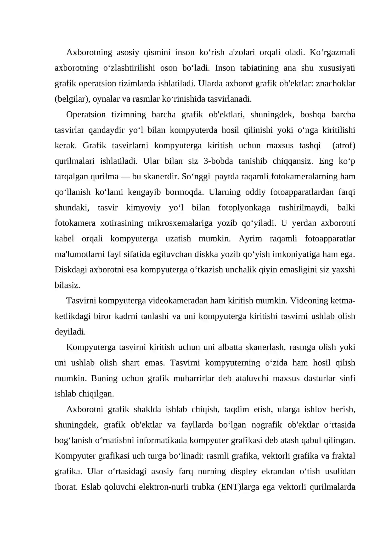 Grafik ko’rinishidagi obyektlar ustida ishlash 2