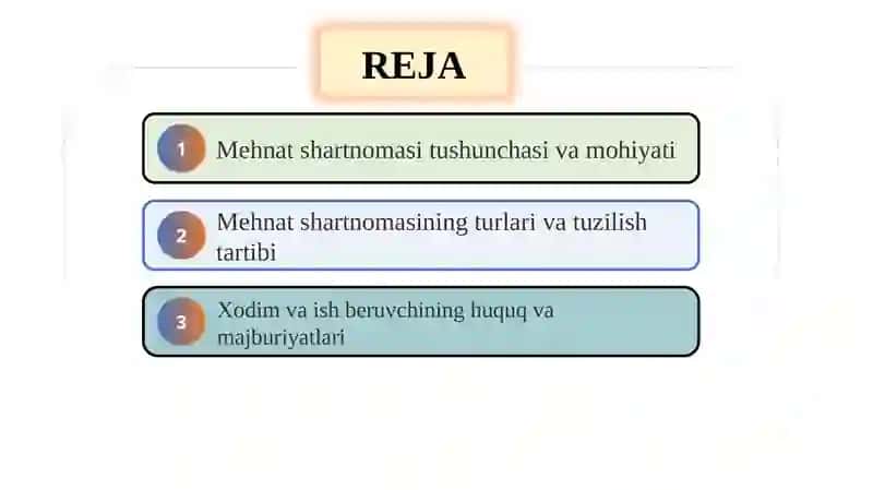 Xodim va ish beruvchining huquq va majburiyatlari 2