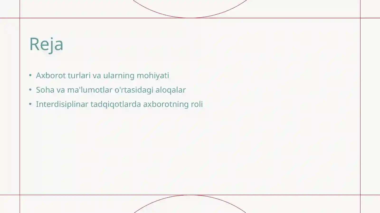 Axborot va uning turini sohalarda qoʻllanilishi 2
