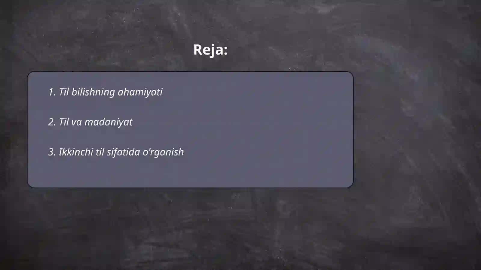 Til bilishning ahamiyati 2