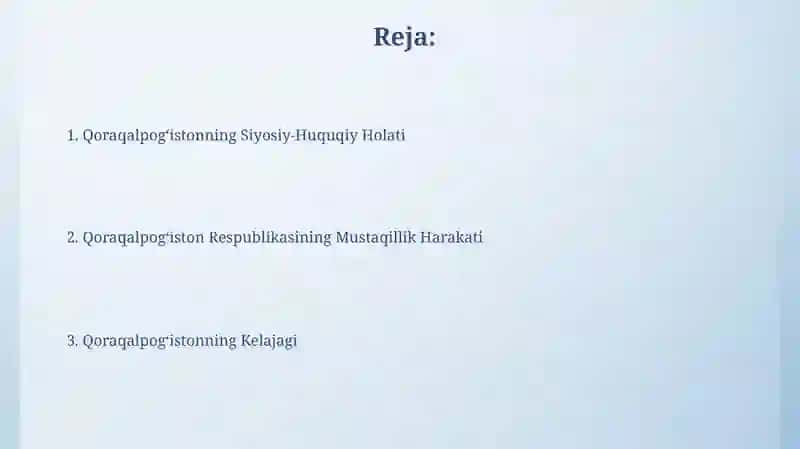 Qoraqalpog'istonning O'zbekiston bilan munosabatlari 2