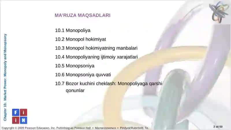 Monopoliya va Monopsoniya 2