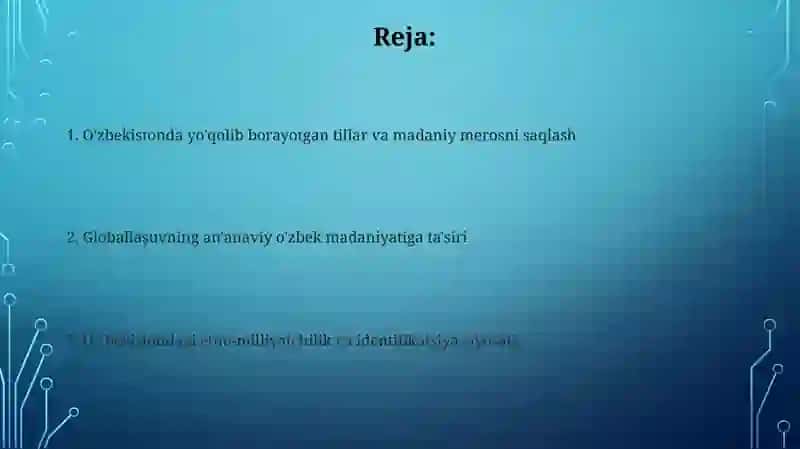 Oʻzbekistonda etnologiya fanining zamonaviy muommolari 2