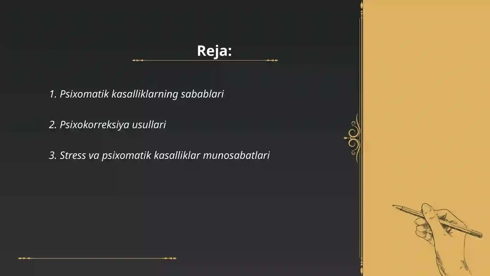 Psixomatik kasalliklarda psixokarreksiya va psixoprafilaktika usullari 2