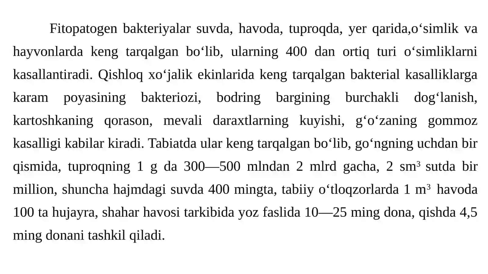 Fitopatogen bаkteriyаlаr hаqidа umumiy mа'lumot vа ulаrning ko‘pаyishi 2