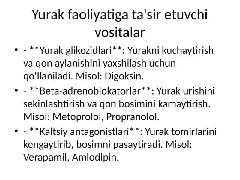 Yurak-tomir tizimi va kirish 2