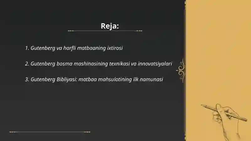 Kitob nashr qilishning kashf qilinishi (Gutenberg) va uning amaliy ahamiyati 2