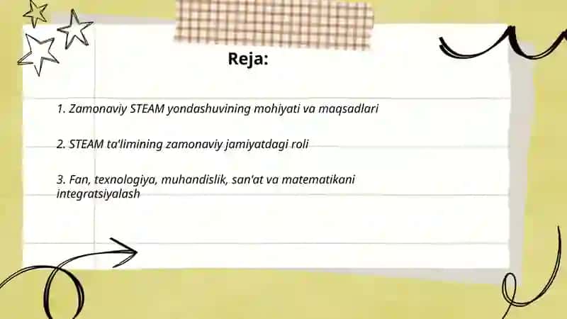 Zamonaviy STEAM yondashuvi - davr talabi 2