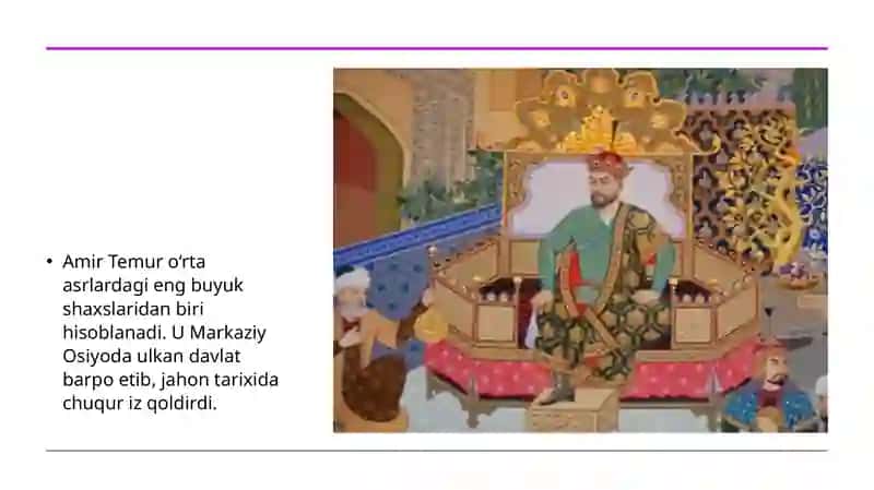 Amir Temur buyuk davlat arbobi 2
