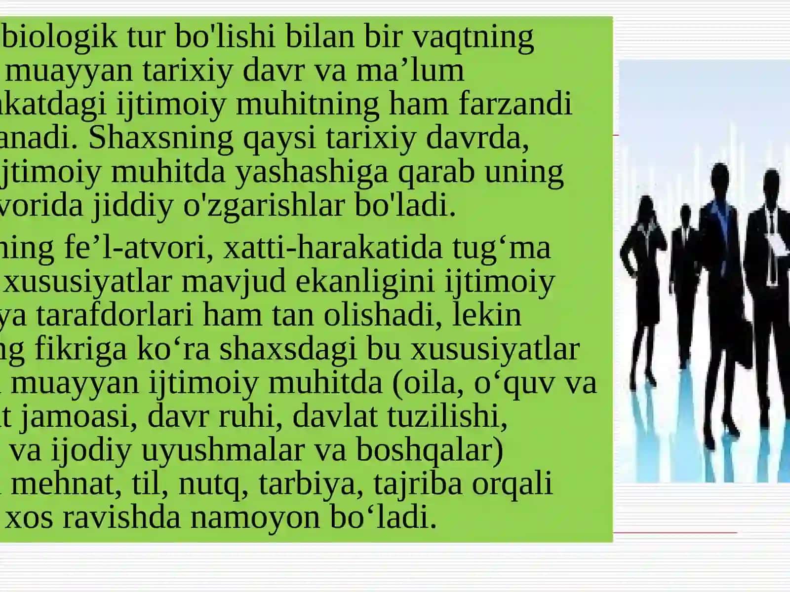 SHAXSNING JAMIYATDA IJTIMOIYLASHUVI VA BOSHQARUV PSIXOLOGIYASI 2