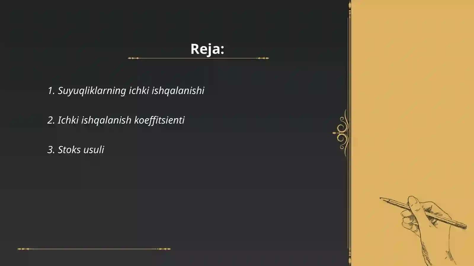Suyuqliklarning ichki ishqalanish koeffitsientini Stoks usuli bilan topish 2