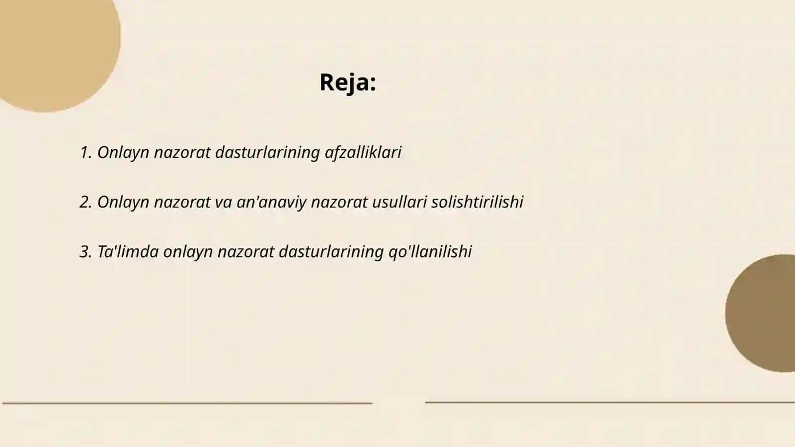 Onlayn nazorat dasturlari va ularning imkoniyatlari 2