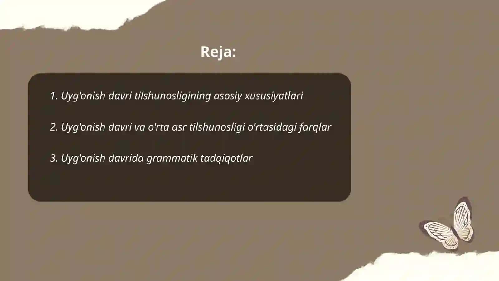 Uyg'onish davri tilshunosligi 2