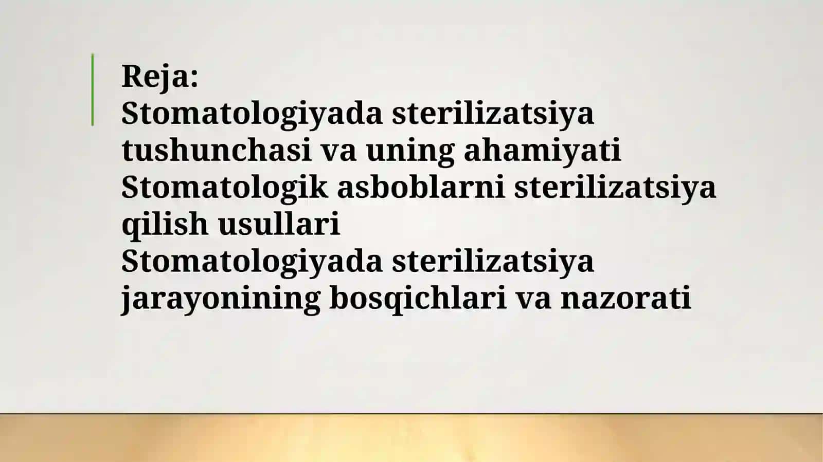 Stomatologiyada sterilizatsiya 2