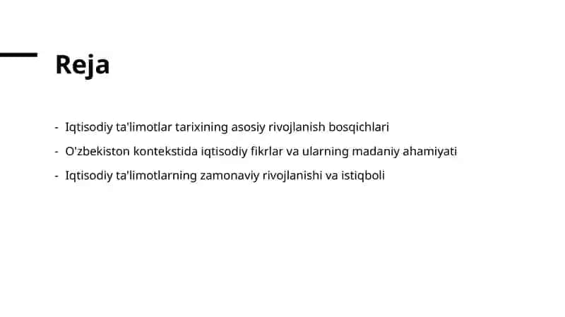 Iqtisodiy ta'limotlar tarixi fanining predmeti 2