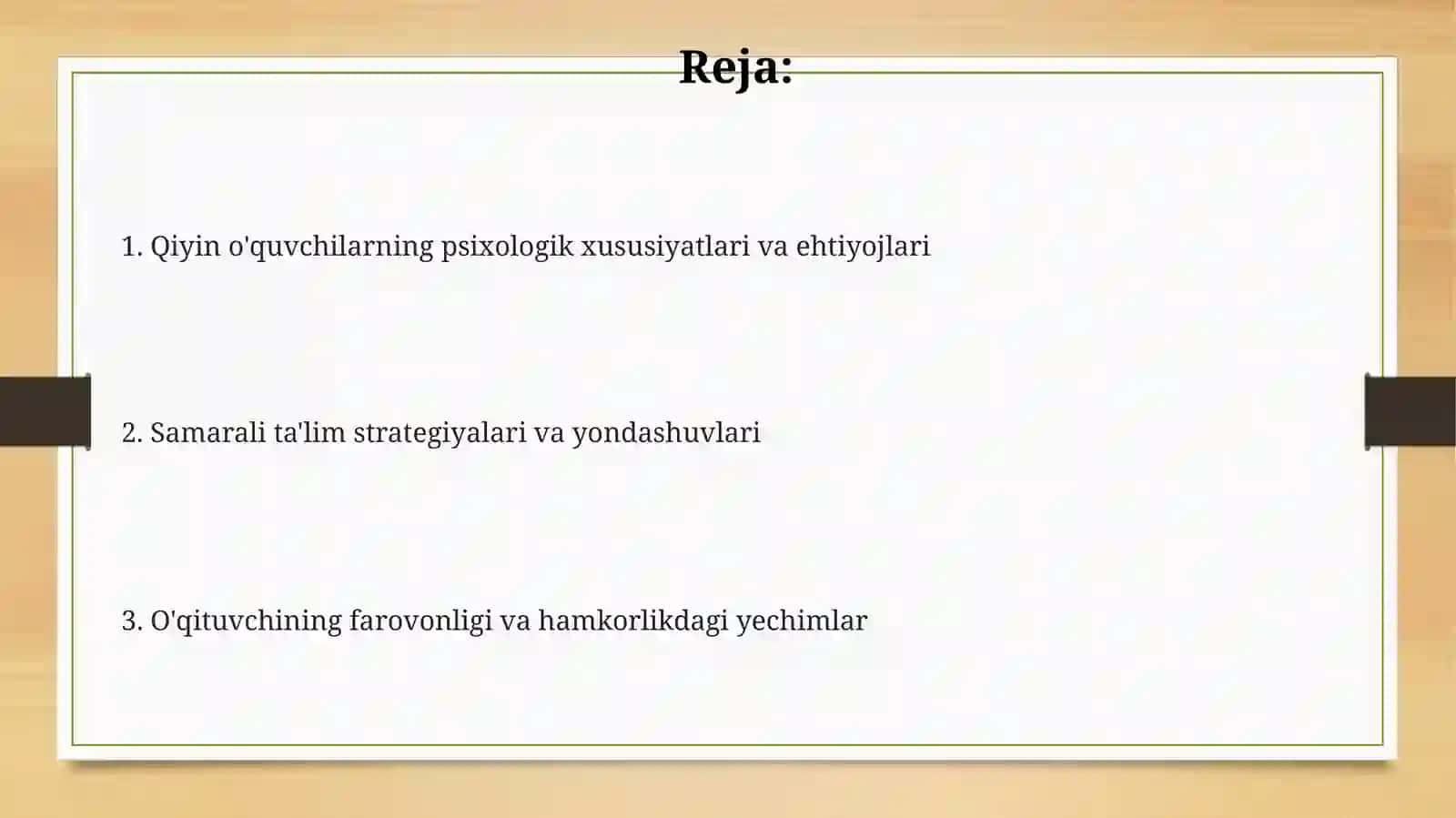 Rivojlanish psixologiyasi va o'qishdagi qiyinchiliklar 2
