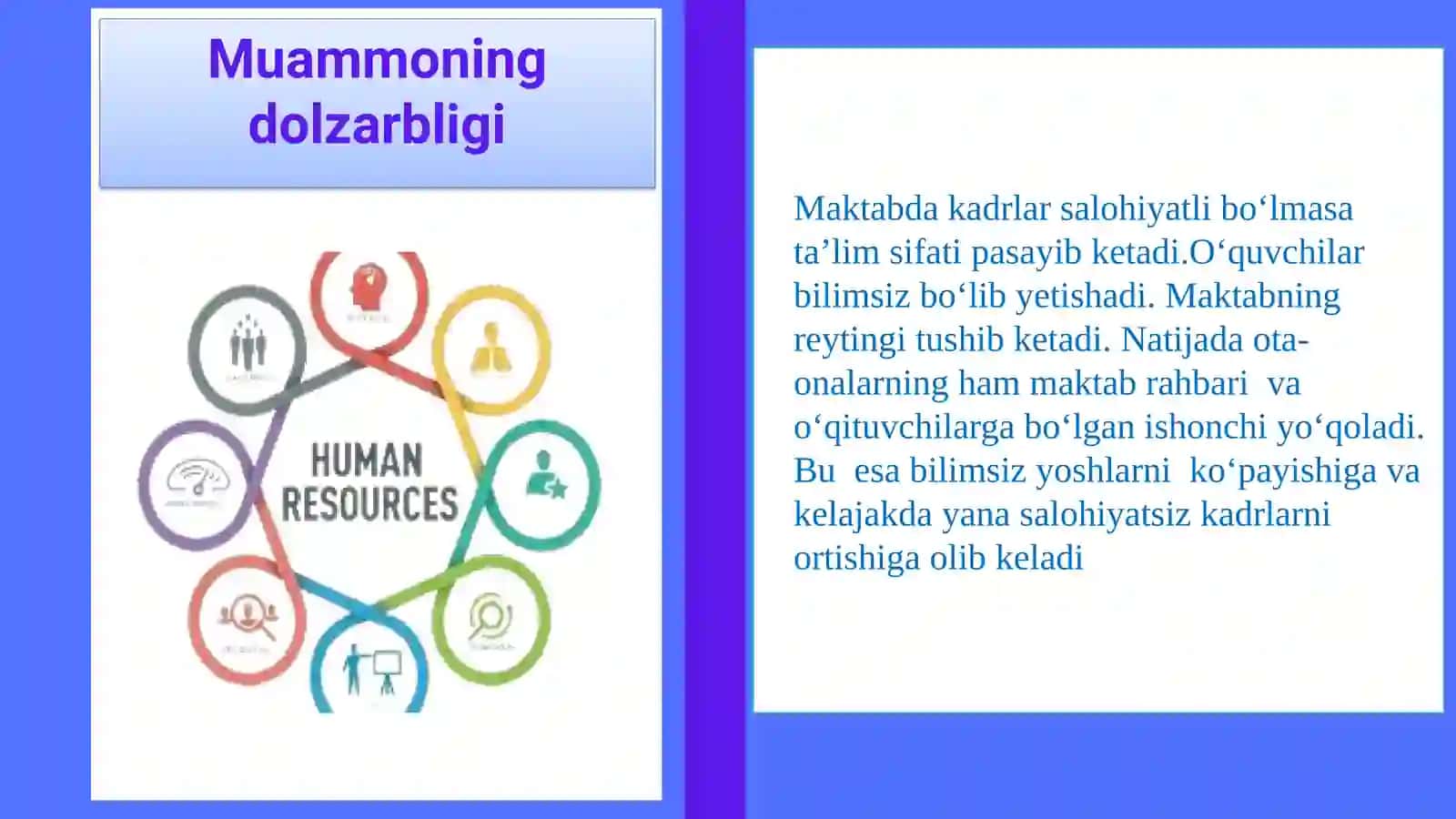 "MAKTABDA SALOHIYATLI KADRLARNI TANLAB OLISH MEXANIZMINI YO‘LGA QO‘YISH" 2