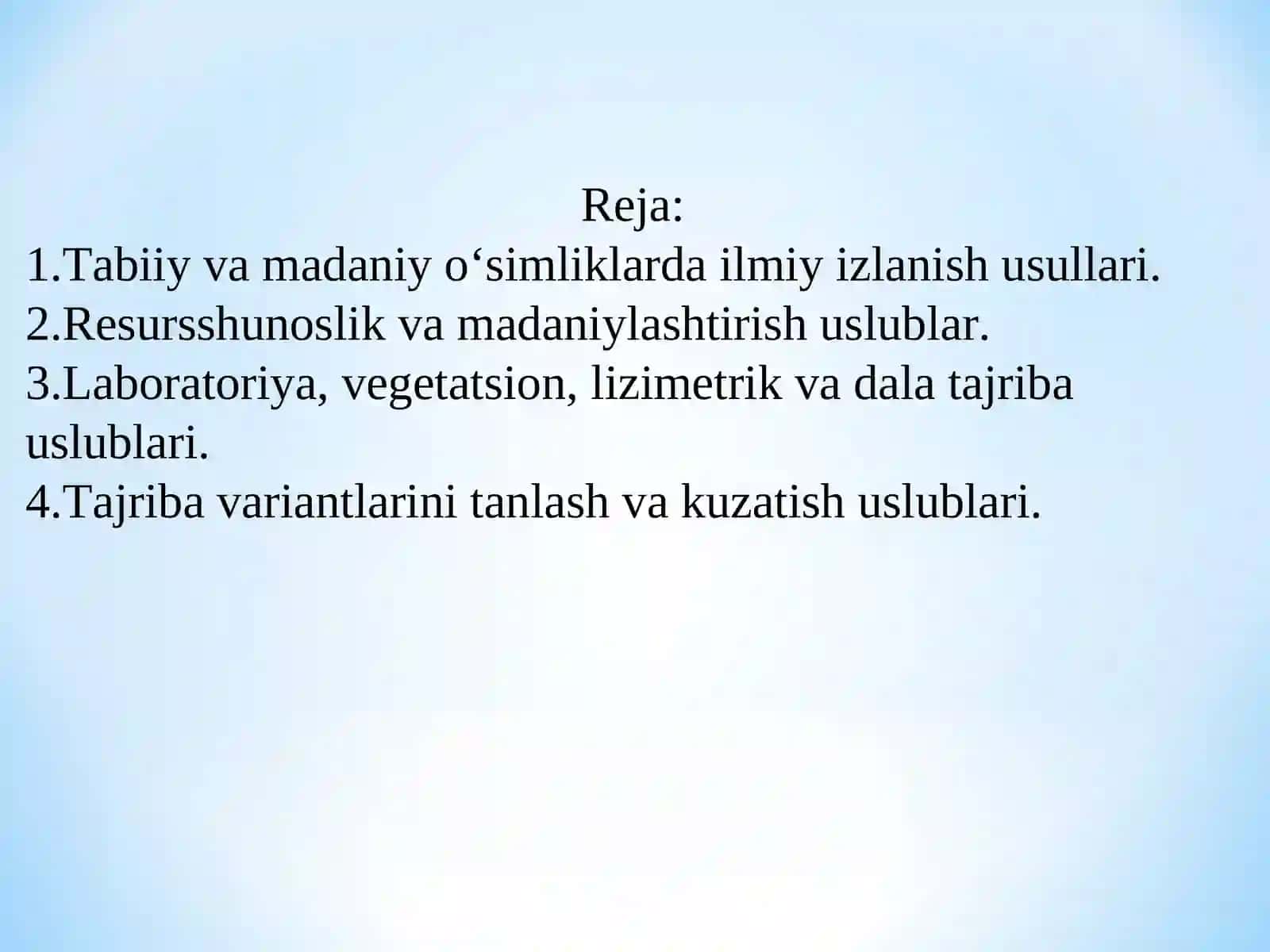 Dorivor o‘simlikshunoslikda ilmiy izlanish uslublari 2
