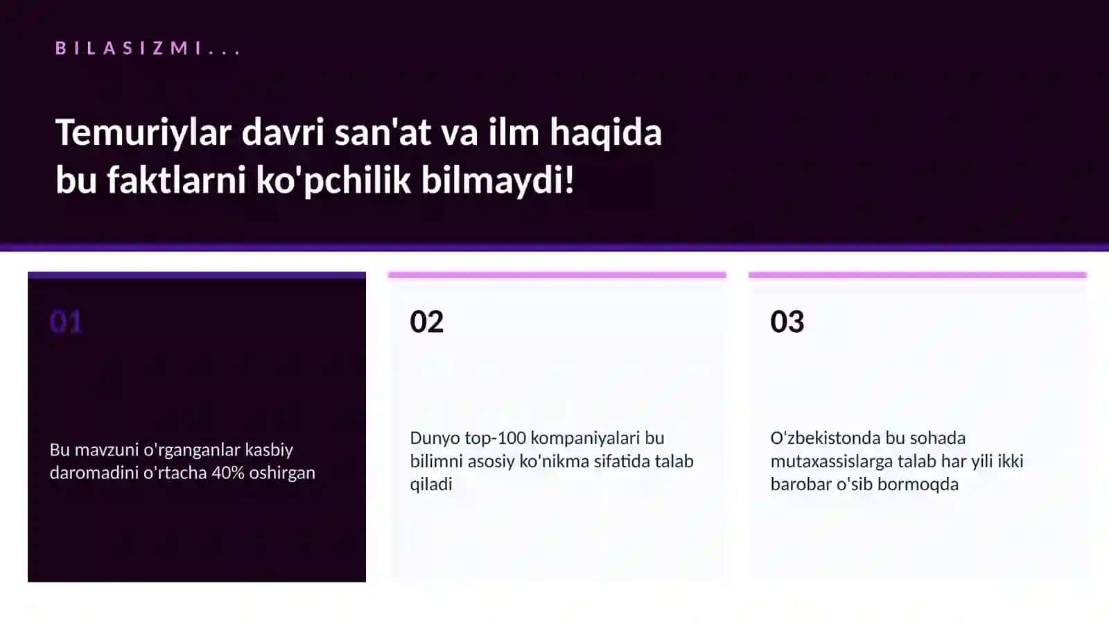 Temuriylar davri san'at va ilm 2