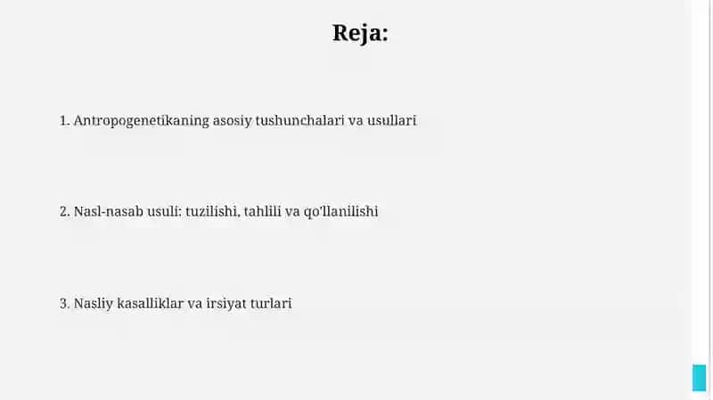 Antropogenetikausullari va Shajarausuli 2