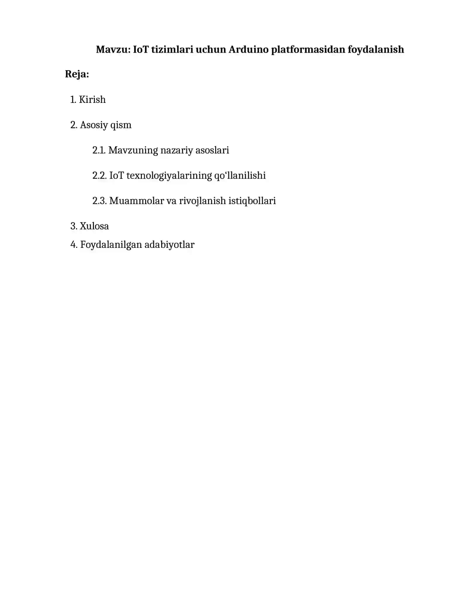 Buyumlar interneti (Internet of Things-IoT) 2